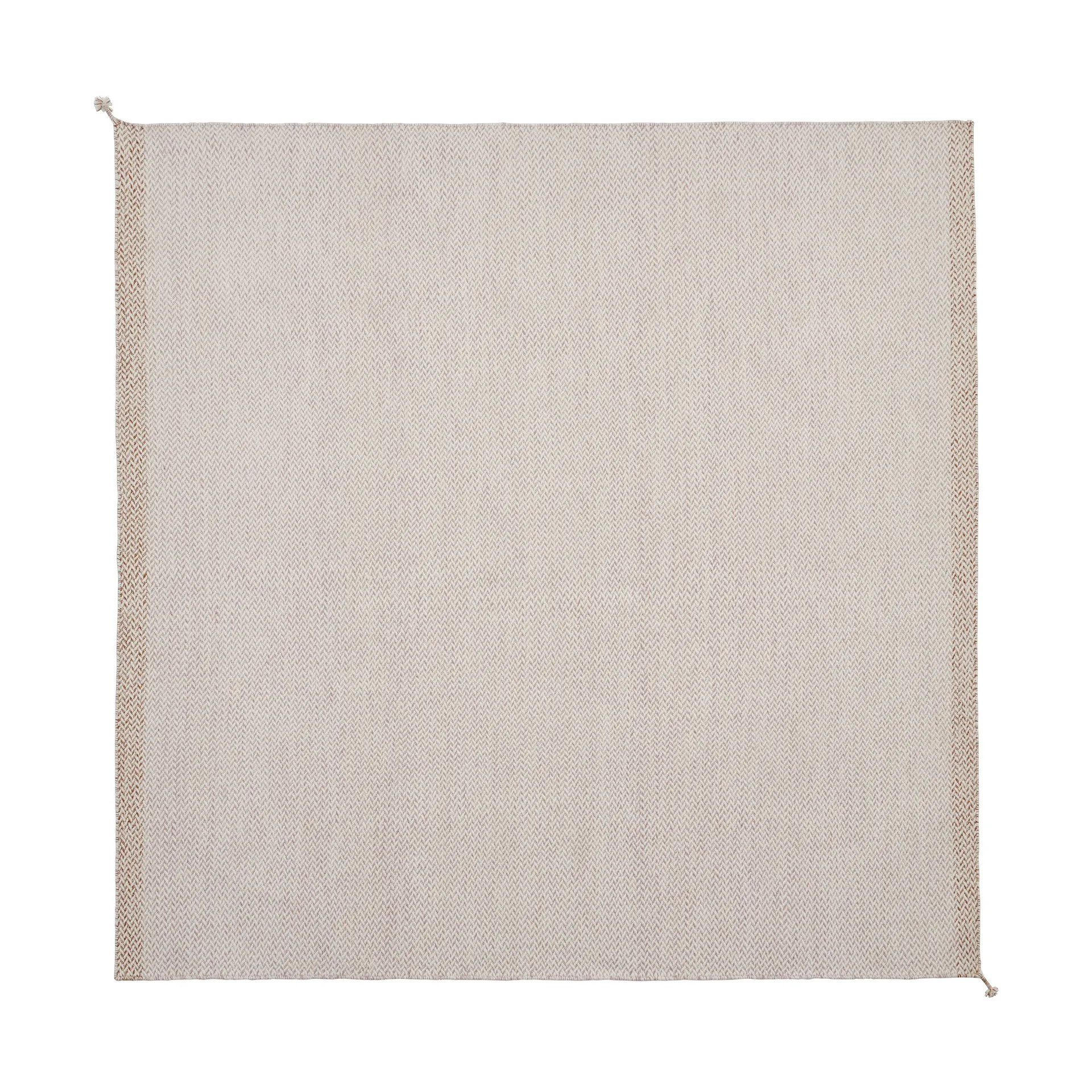Alfombra de lana Ply 240x240 cm, Light rose Muuto