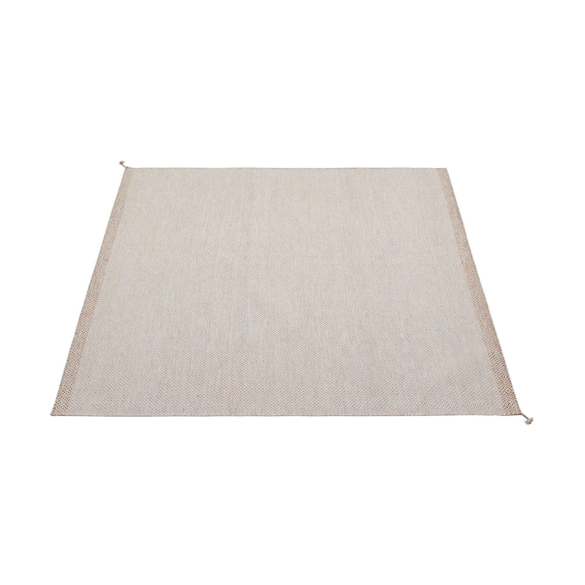 Alfombra de lana Ply 240x240 cm, Light rose Muuto