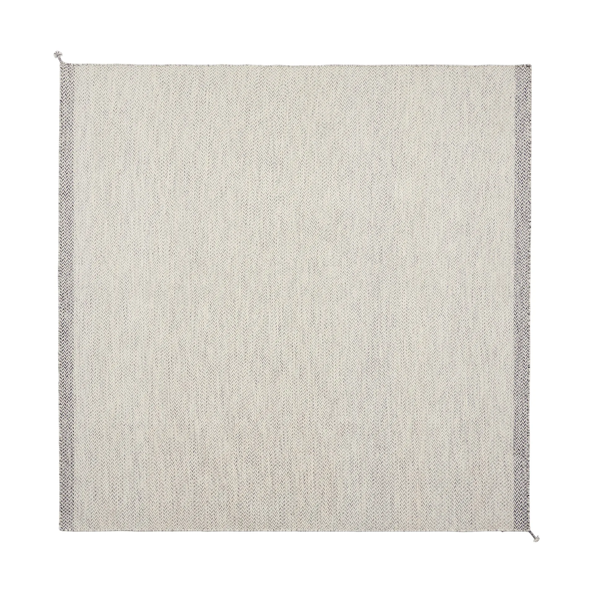 Alfombra de lana Ply 240x240 cm, Off-white Muuto
