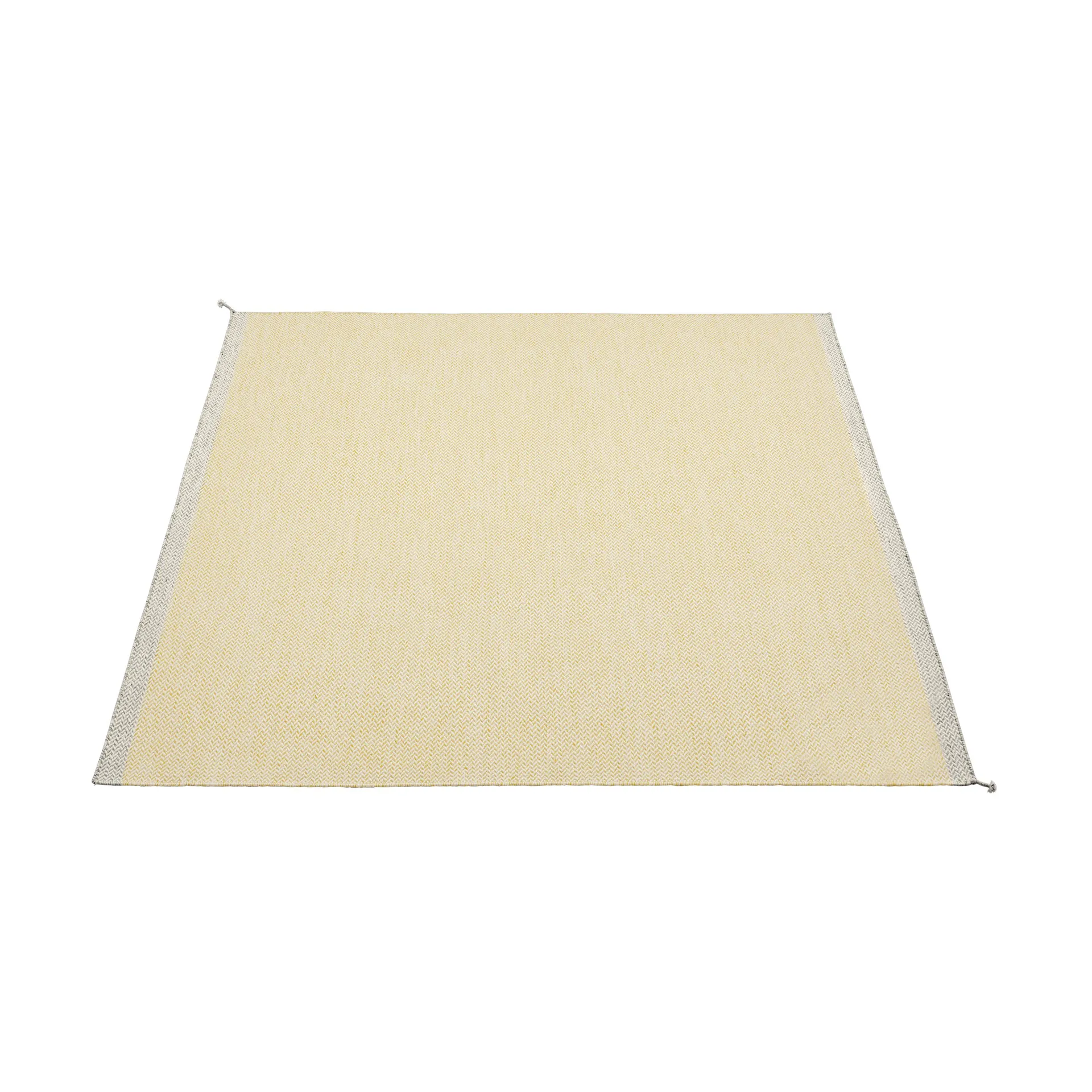 Alfombra de lana Ply 240x240 cm, Yellow Muuto