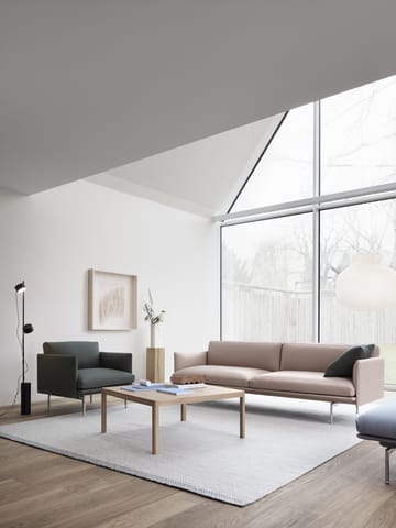 Alfombra de lana Ply 270x360 cm - Grey - Muuto