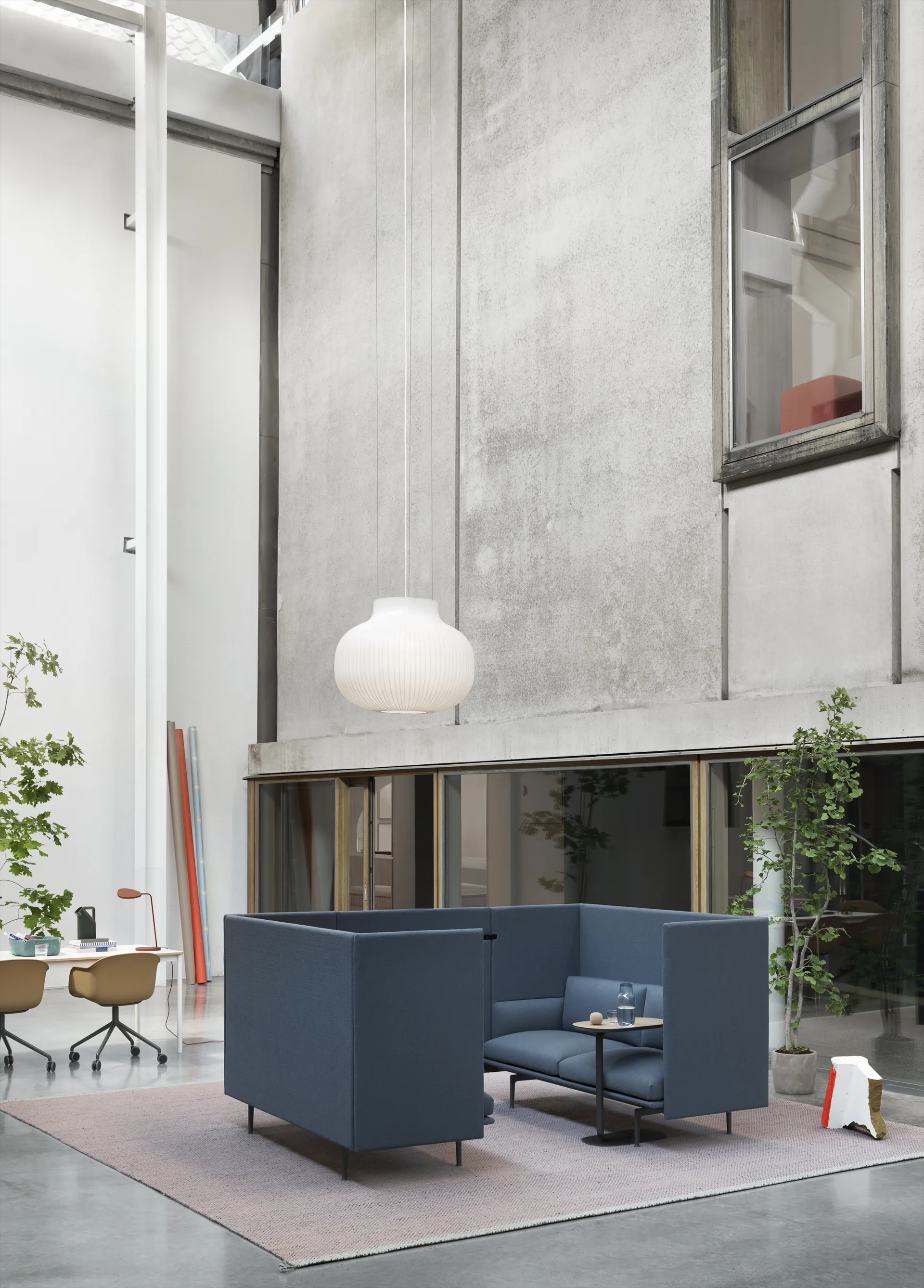 Alfombra de lana Ply 270x360 cm, Light Rose Muuto