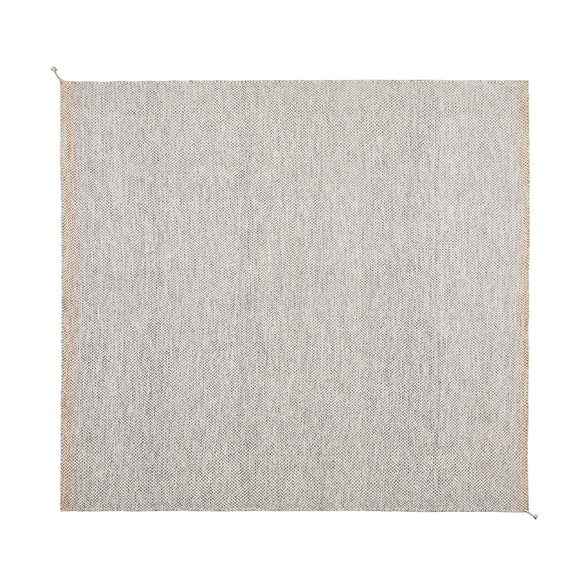 Alfombra de lana Ply 280x280 cm, Black-white Muuto