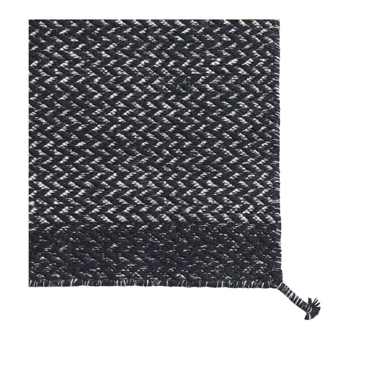 Alfombra de lana Ply 80x200 cm, Midnight blue Muuto
