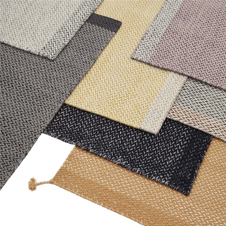 Alfombra de lana Ply 80x200 cm, Rose Muuto