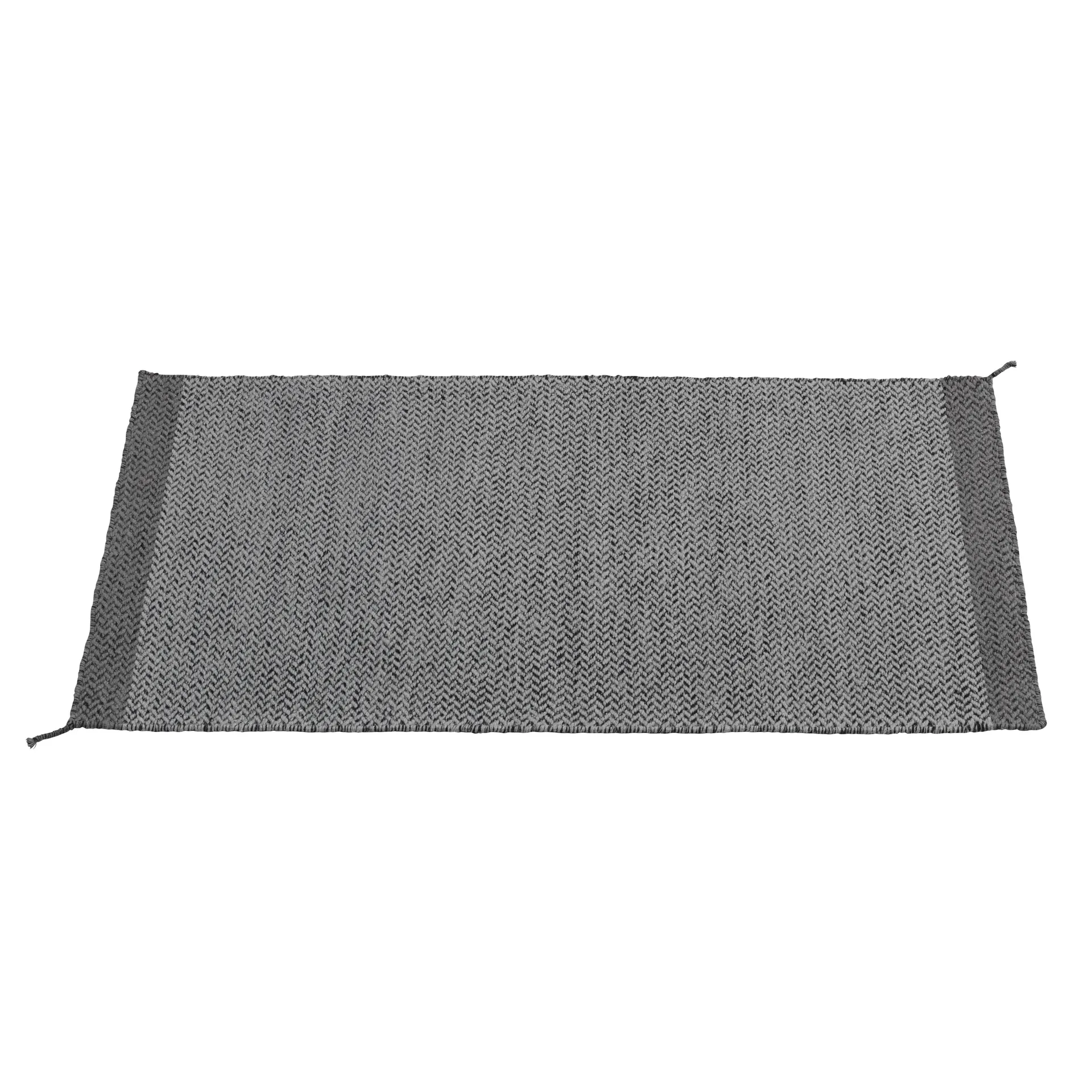 Alfombra de lana Ply 85x140 cm, gris oscuro Muuto