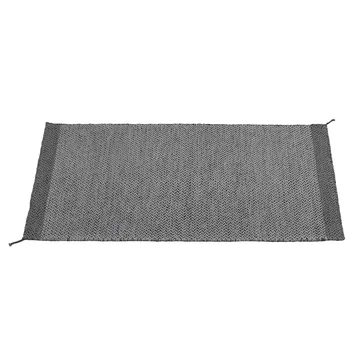 Alfombra de lana Ply 85x140 cm - gris oscuro - Muuto