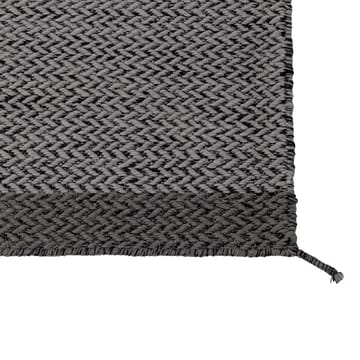 Alfombra de lana Ply 85x140 cm - gris oscuro - Muuto