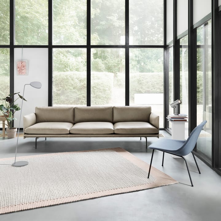 Alfombra Pebble 200x300 cm, rosa Muuto
