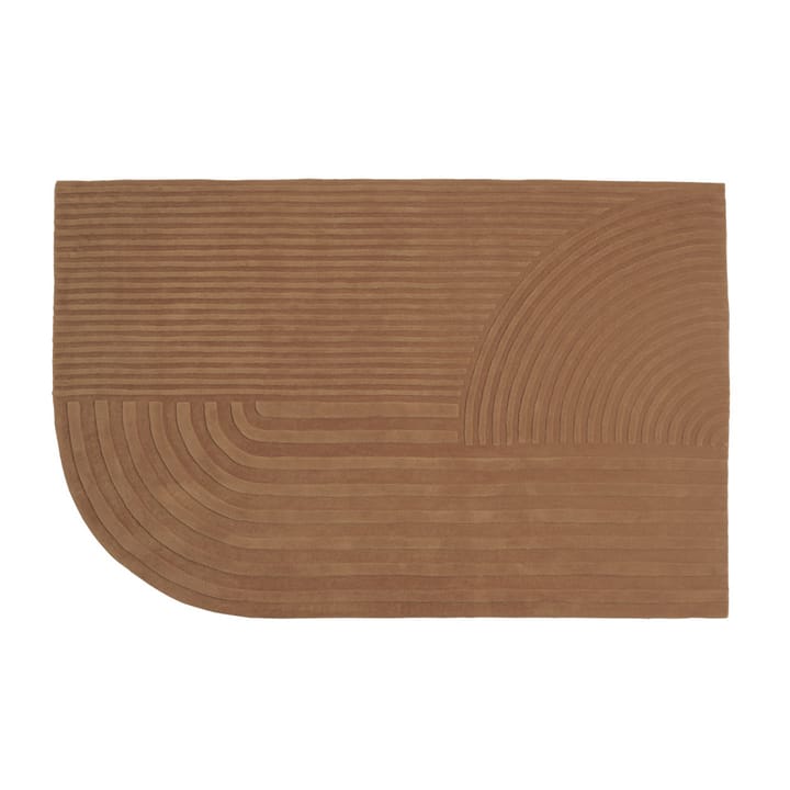 Alfombra Relevo 200x300 cm, Burnt orange Muuto