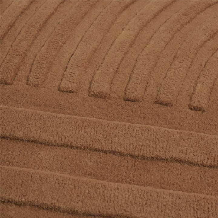 Alfombra Relevo 200x300 cm, Burnt orange Muuto