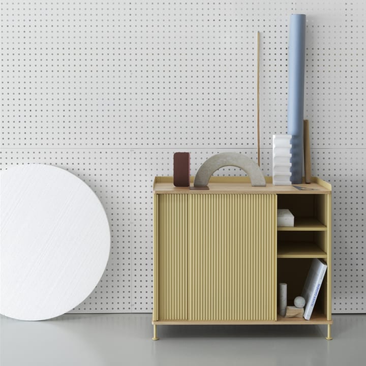 Aparador Enfold Tall, Dusty green-Metal Muuto