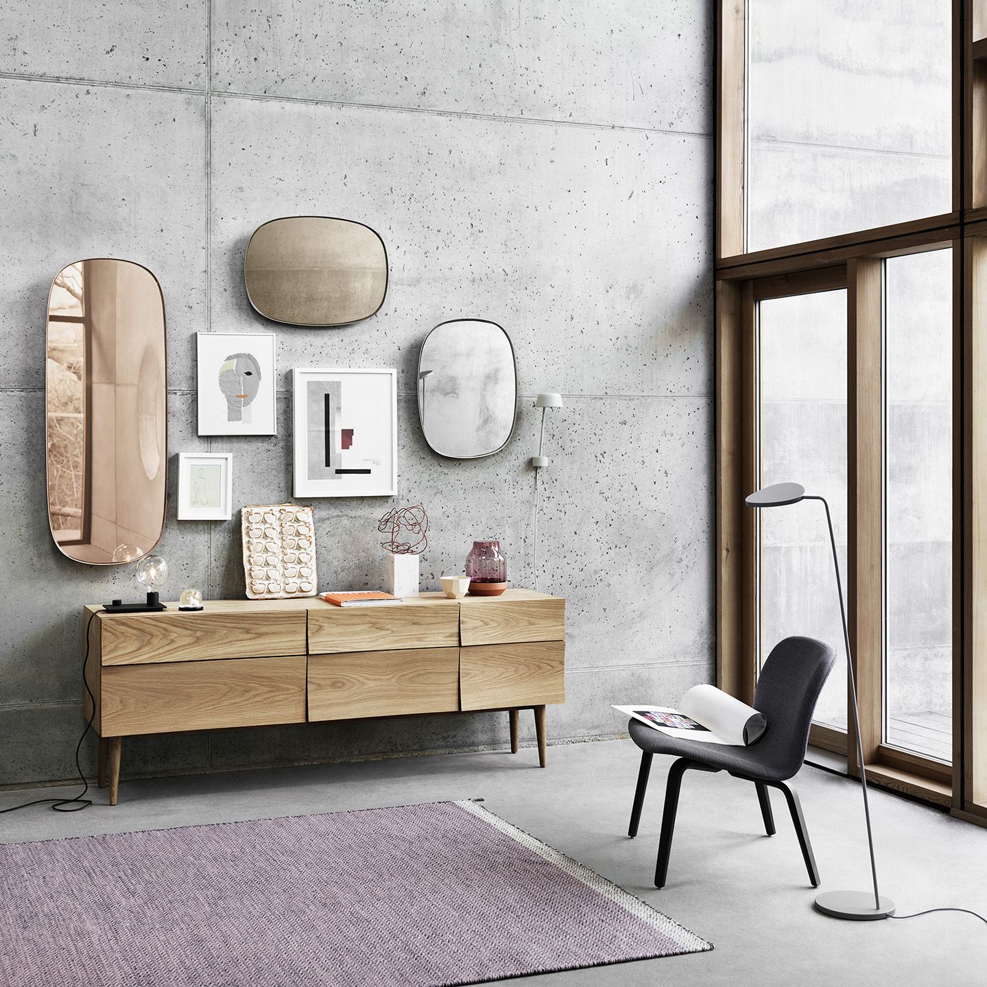 Aparador Reflect large, Oak Muuto