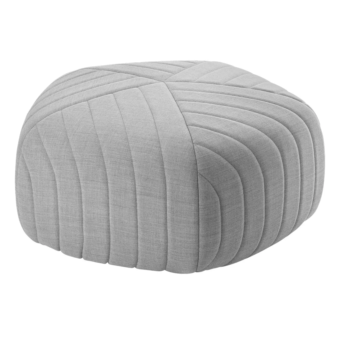 Asiento puff Five pequeño, gris claro Muuto