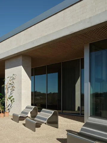 Banco Dream View  - Acero cepillado, 100 cm - Muuto