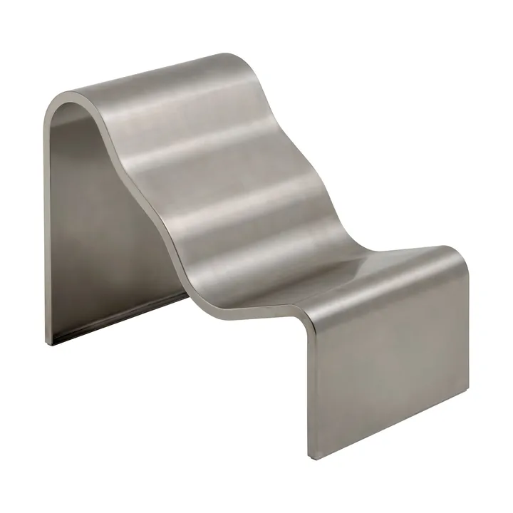 Banco Dream View  - Acero cepillado, 60 cm - Muuto