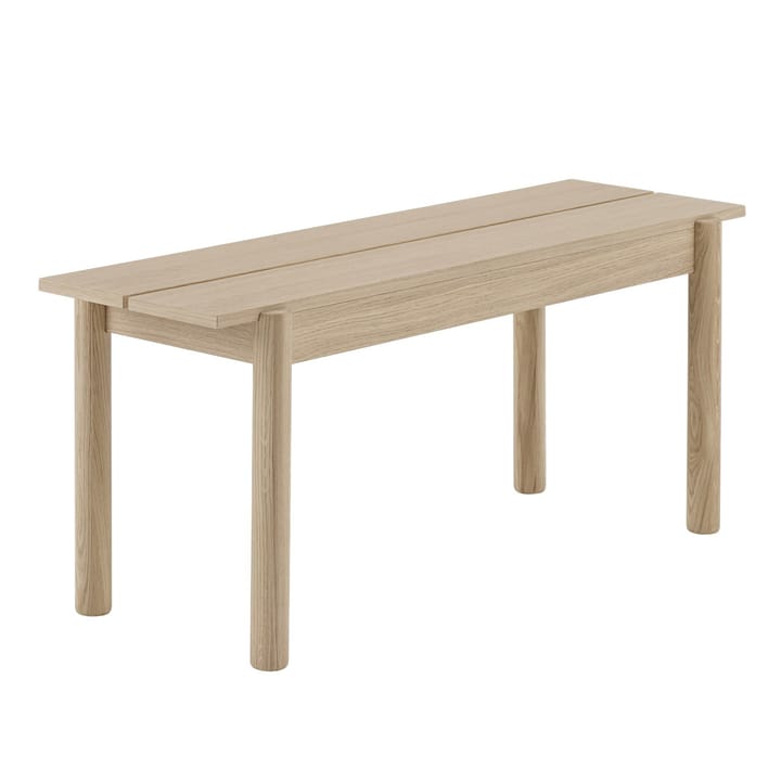 Banco Linear, roble - 110 cm - Muuto