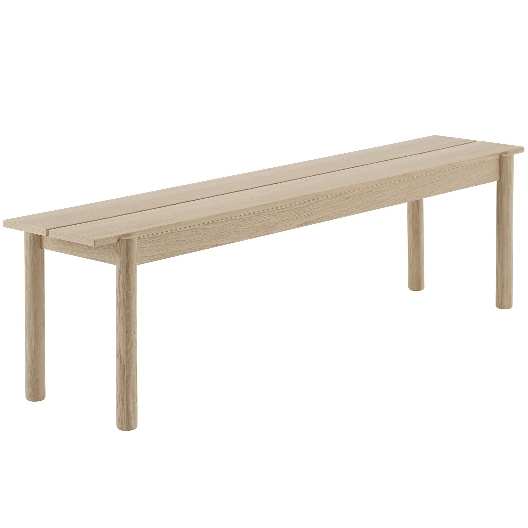 Banco Linear, roble, 170 cm Muuto