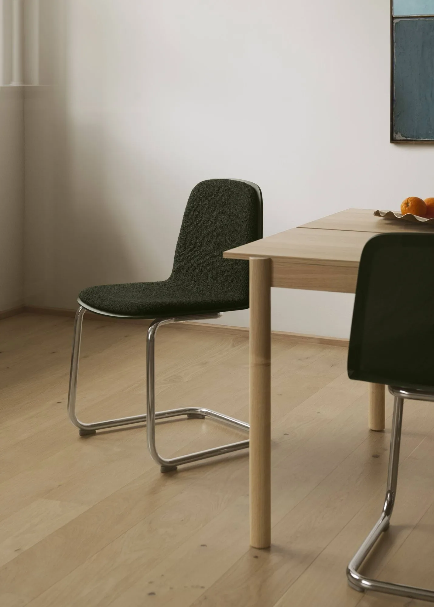Brink Chair base en voladizo silla, Negro Muuto