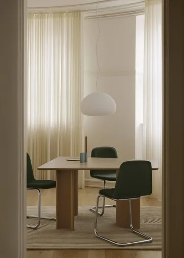 Brink Chair base en voladizo silla - Negro - Muuto