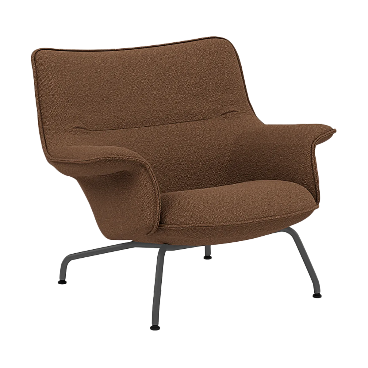 Butaca bajo Doze, Hearth 4-anthracite/black Muuto