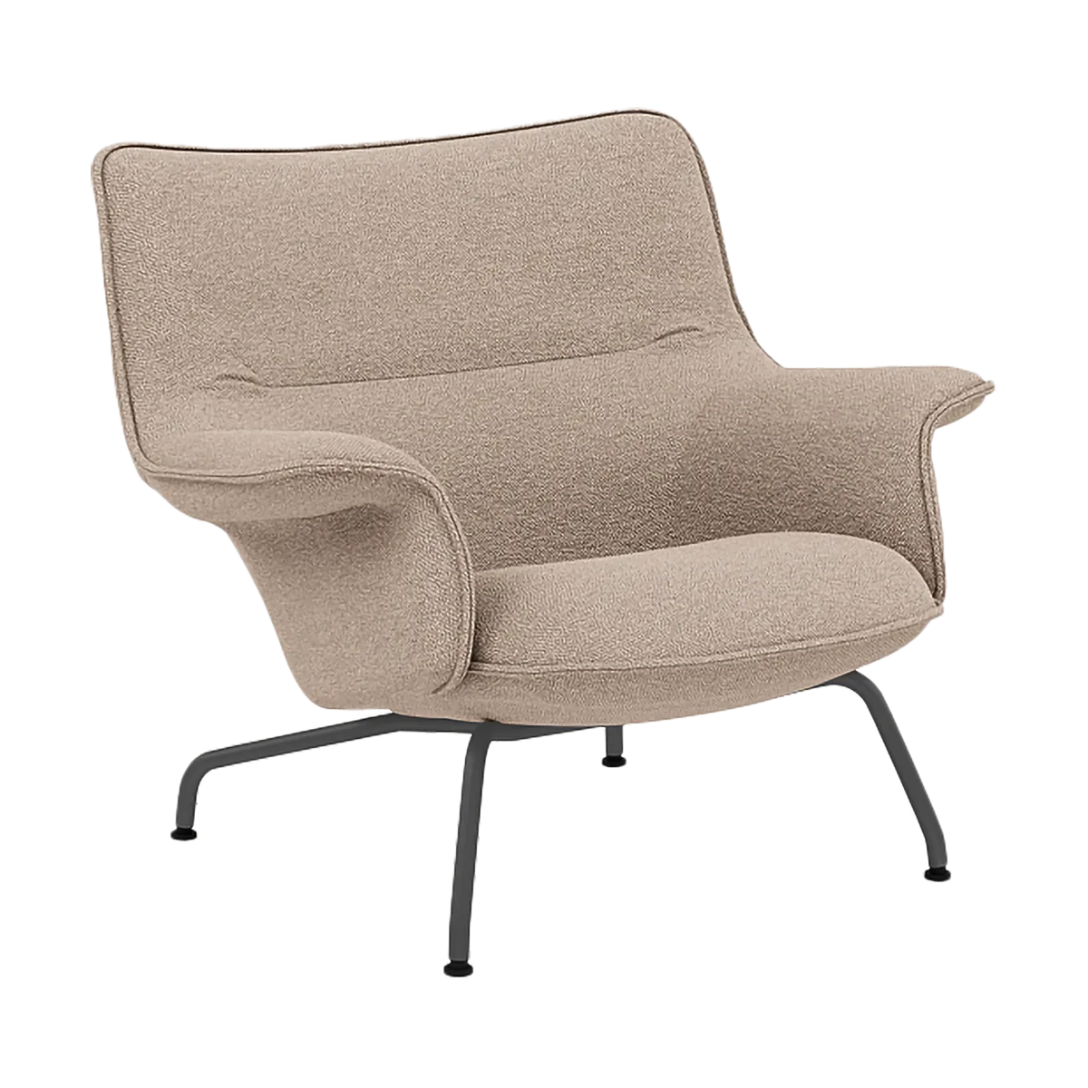 Butaca bajo Doze, Hearth 6 Anthracite/black Muuto