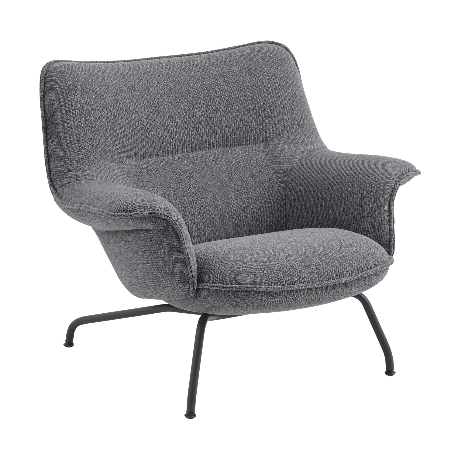Butaca bajo Doze, Ocean 80-anthracite black Muuto