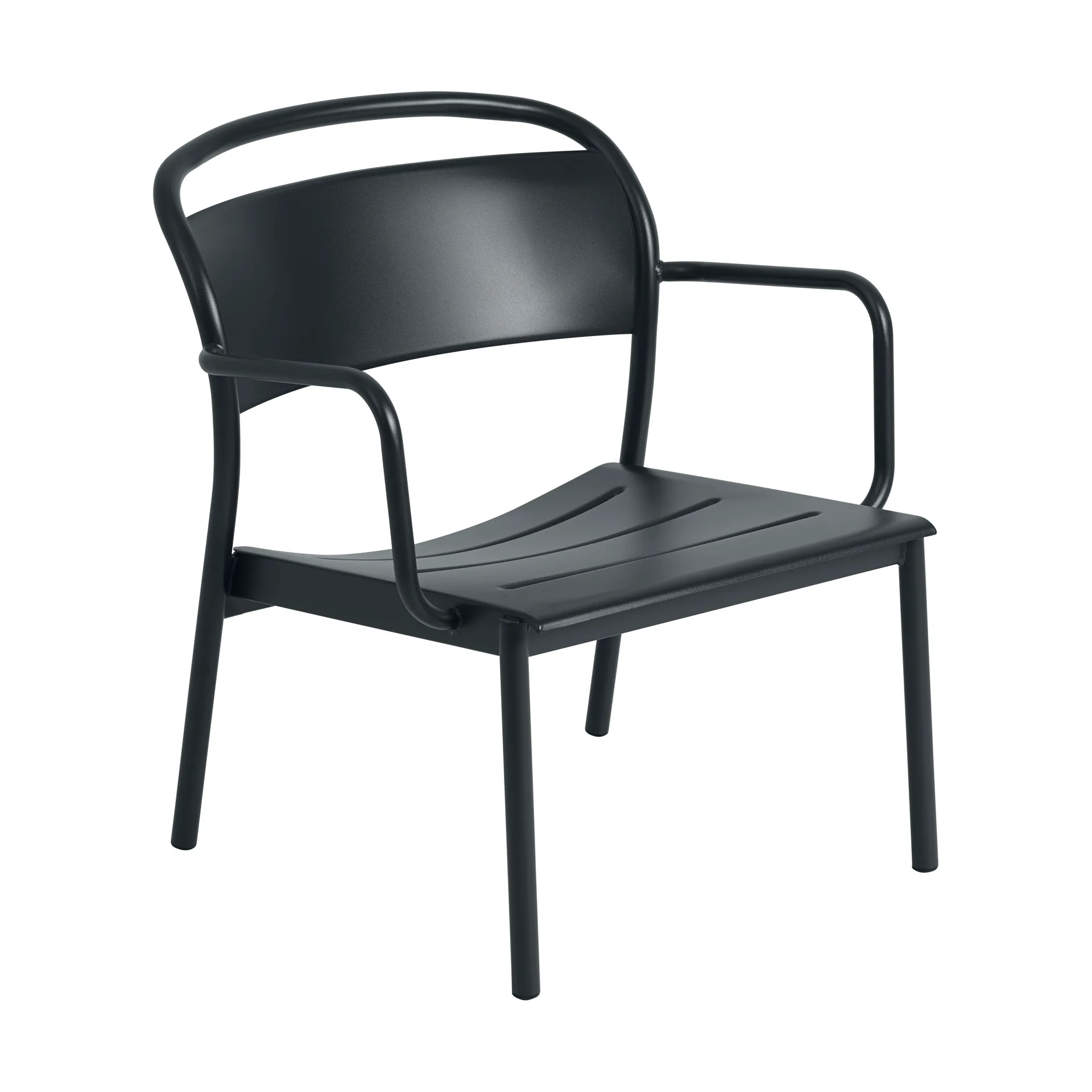 Butaca lounge Linear Steel , Antracita negra Muuto