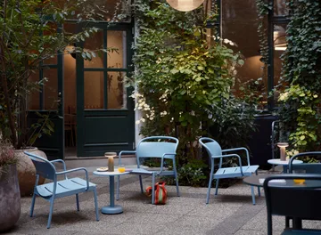 Butaca lounge Linear Steel  - Azul pálido - Muuto