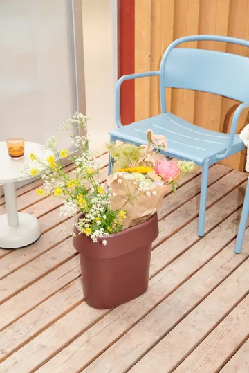 Butaca lounge Linear Steel  - Azul pálido - Muuto