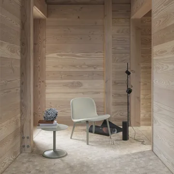 Butaca Lounge Visu asiento tapizado - Steelcut trio 515-Oak - Muuto