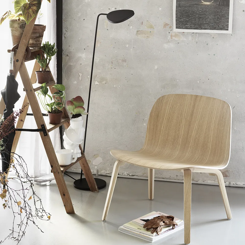 Butaca Lounge Visu, Black Muuto