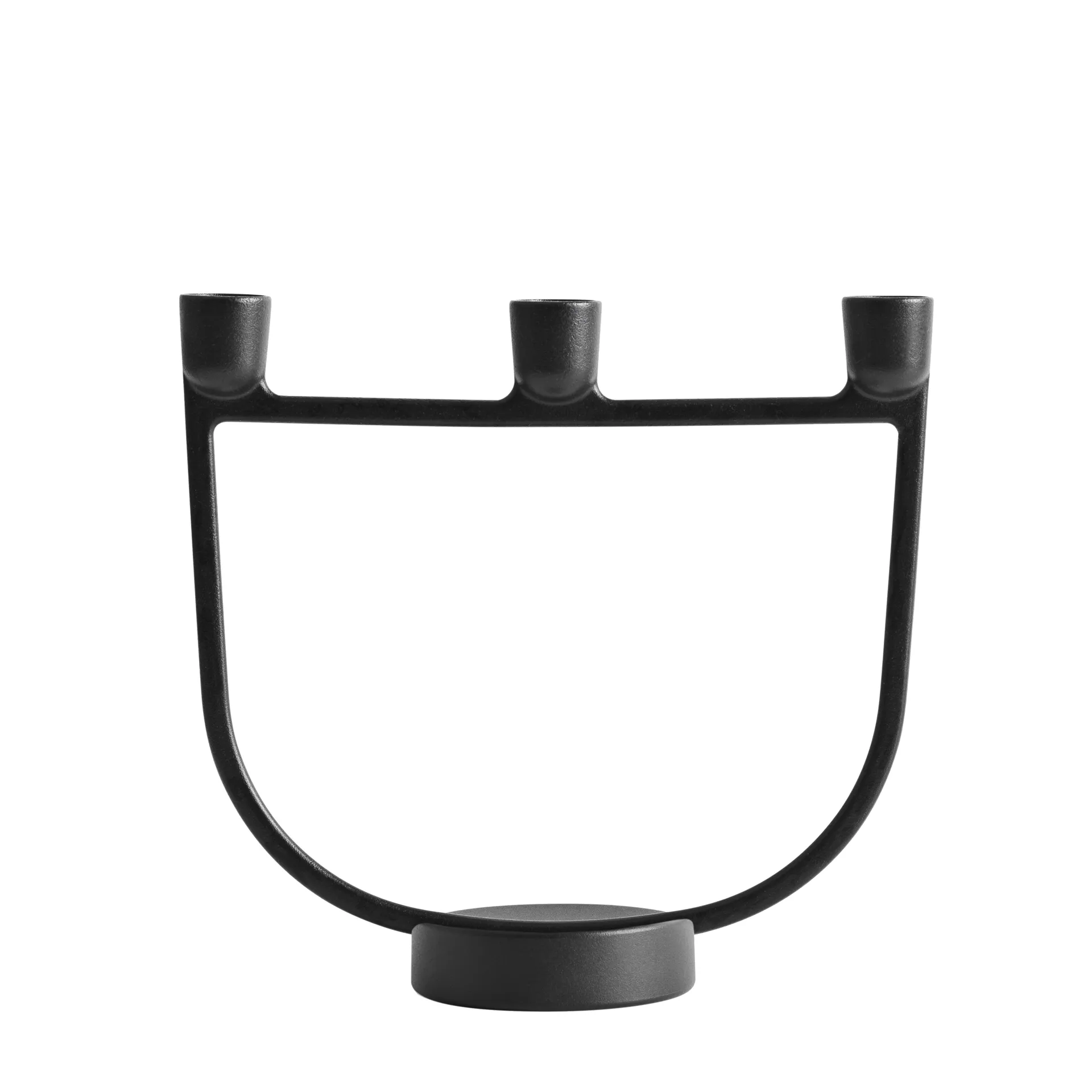 Candelabro Open, negro Muuto