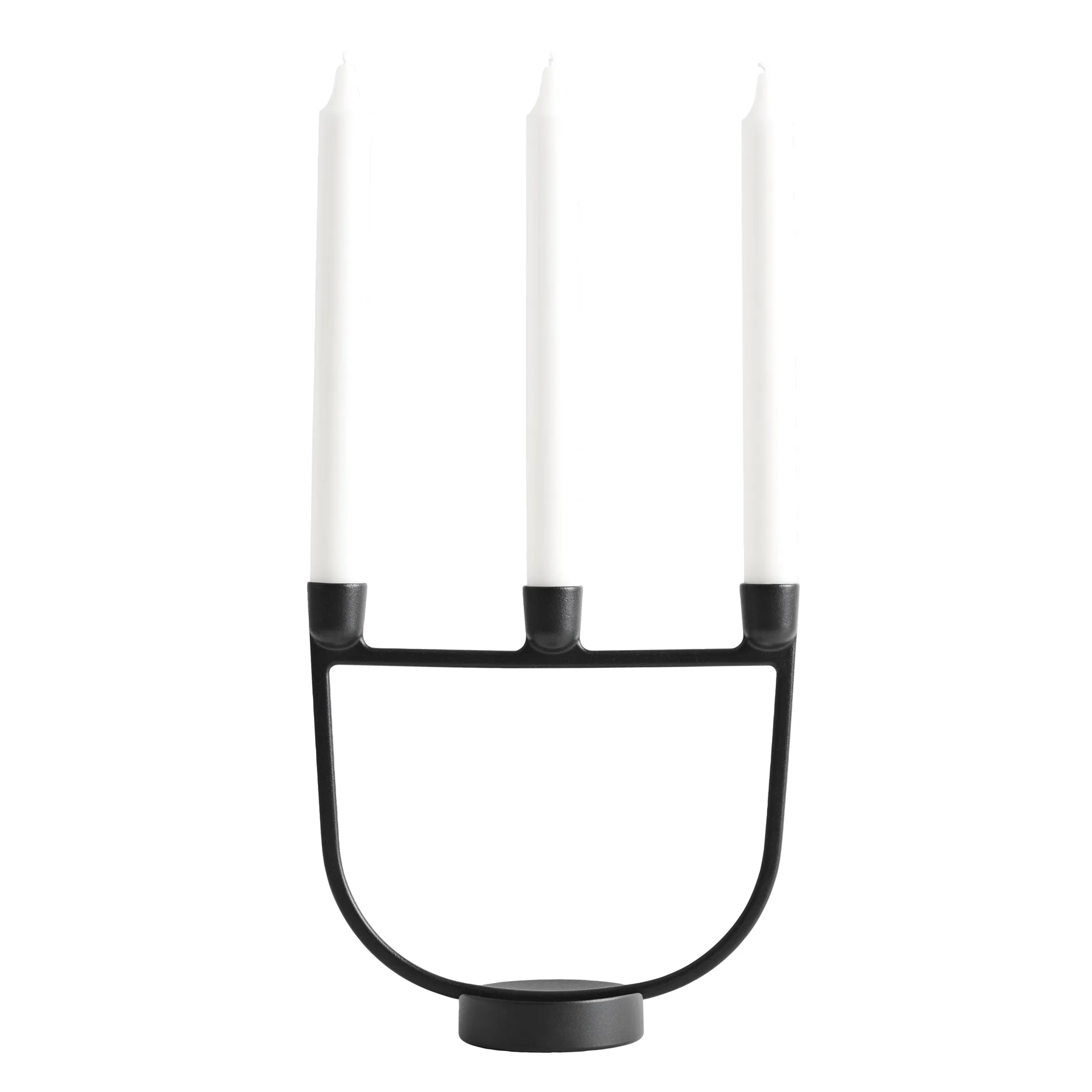 Candelabro Open, negro Muuto