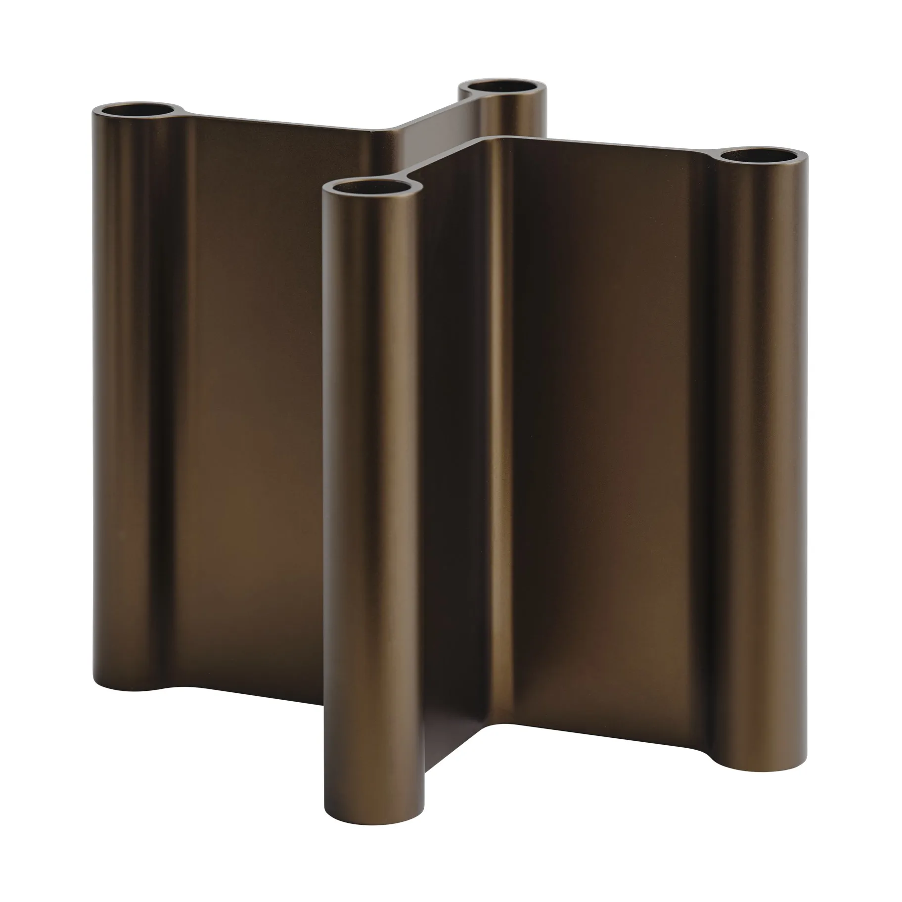 Candelabro Pair 18 cm, Brown Muuto