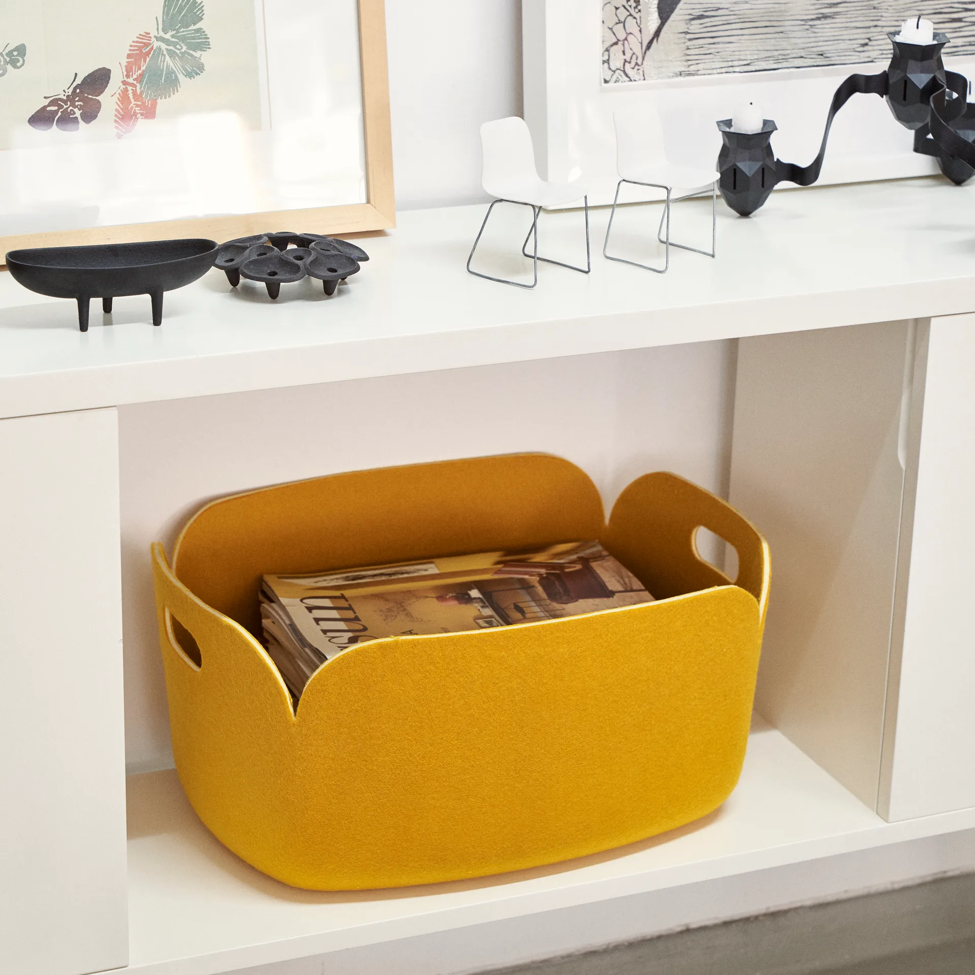 Cesta Restore, amarillo Muuto