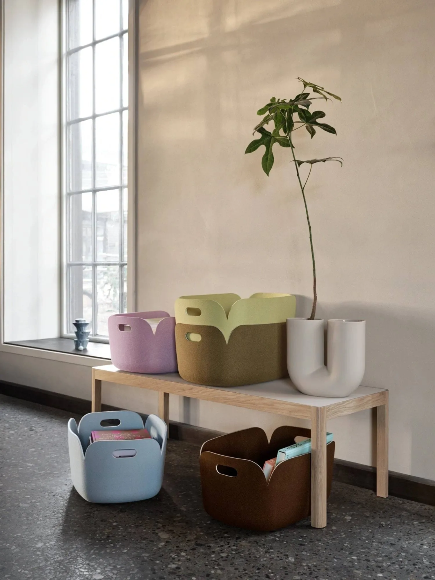 Cesta Restore, beige Muuto
