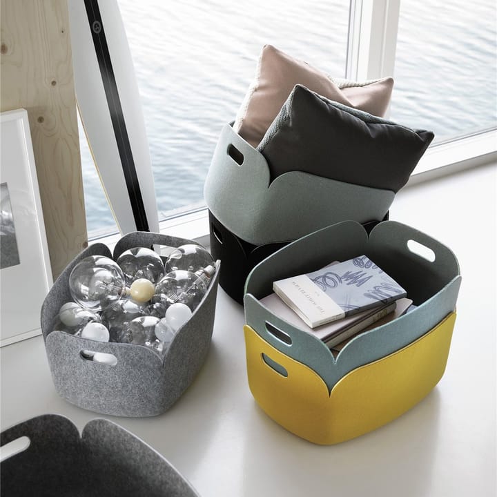 Cesta Restore, dustry green (verde polvo) Muuto