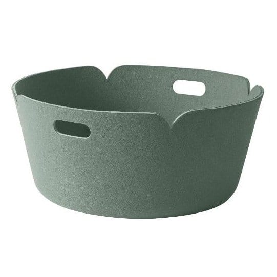 Cesta Restore, redonda - dustry green (verde polvo) - Muuto