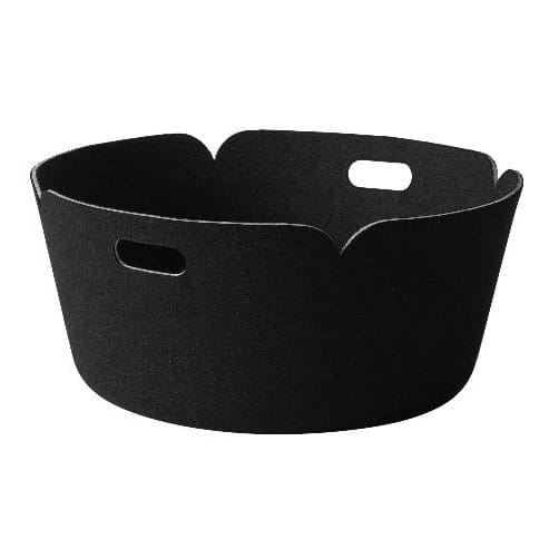 Cesta Restore, redonda - negro - Muuto