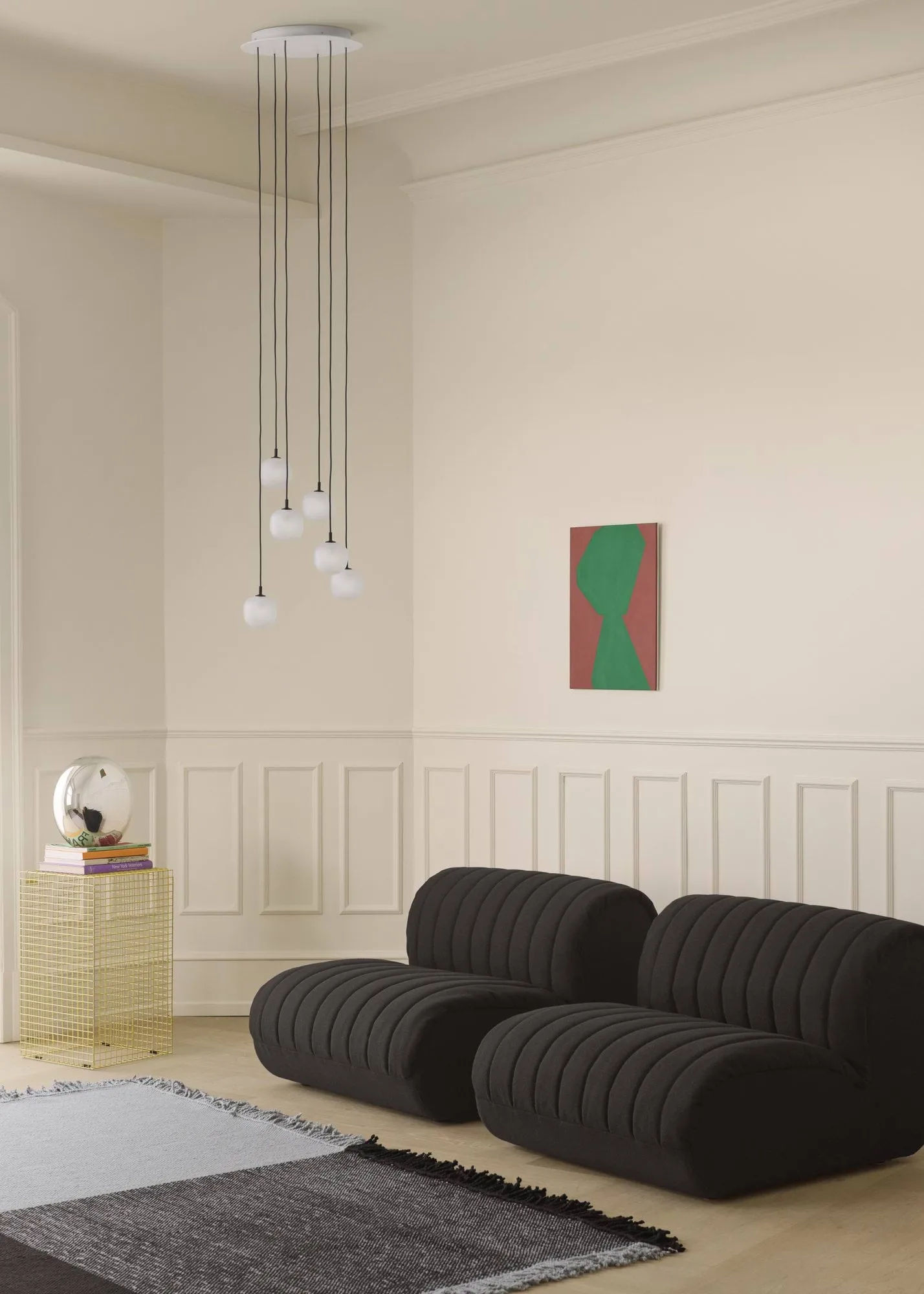 Cluster colgante para lámpara de suspensión, Blanco, Ø76 cm Muuto