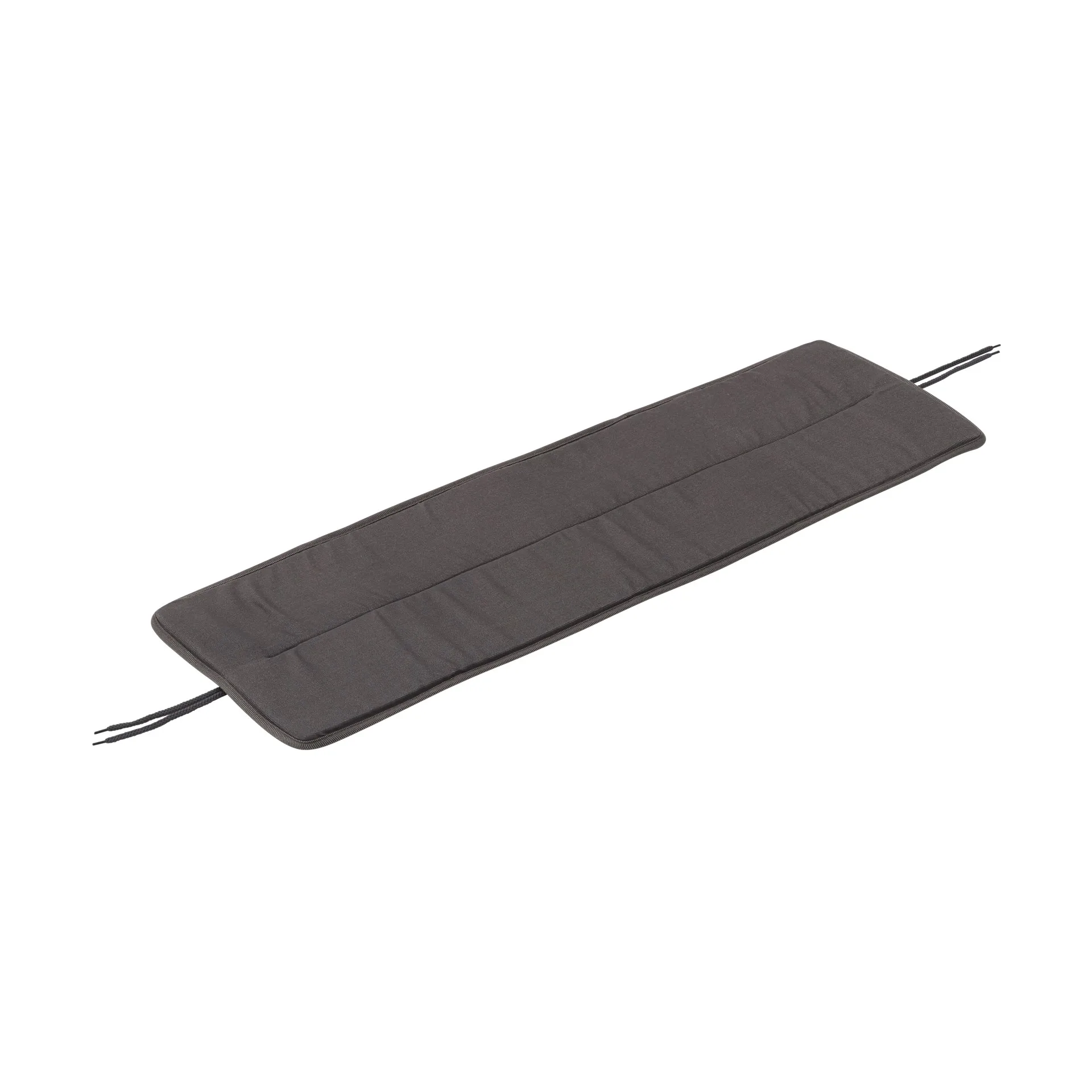 Cojín Linear steel bench pad 110x32,5 cm, Dark grey Muuto