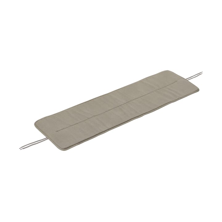 Cojín Linear steel bench pad 110x32,5 cm - Light grey - Muuto