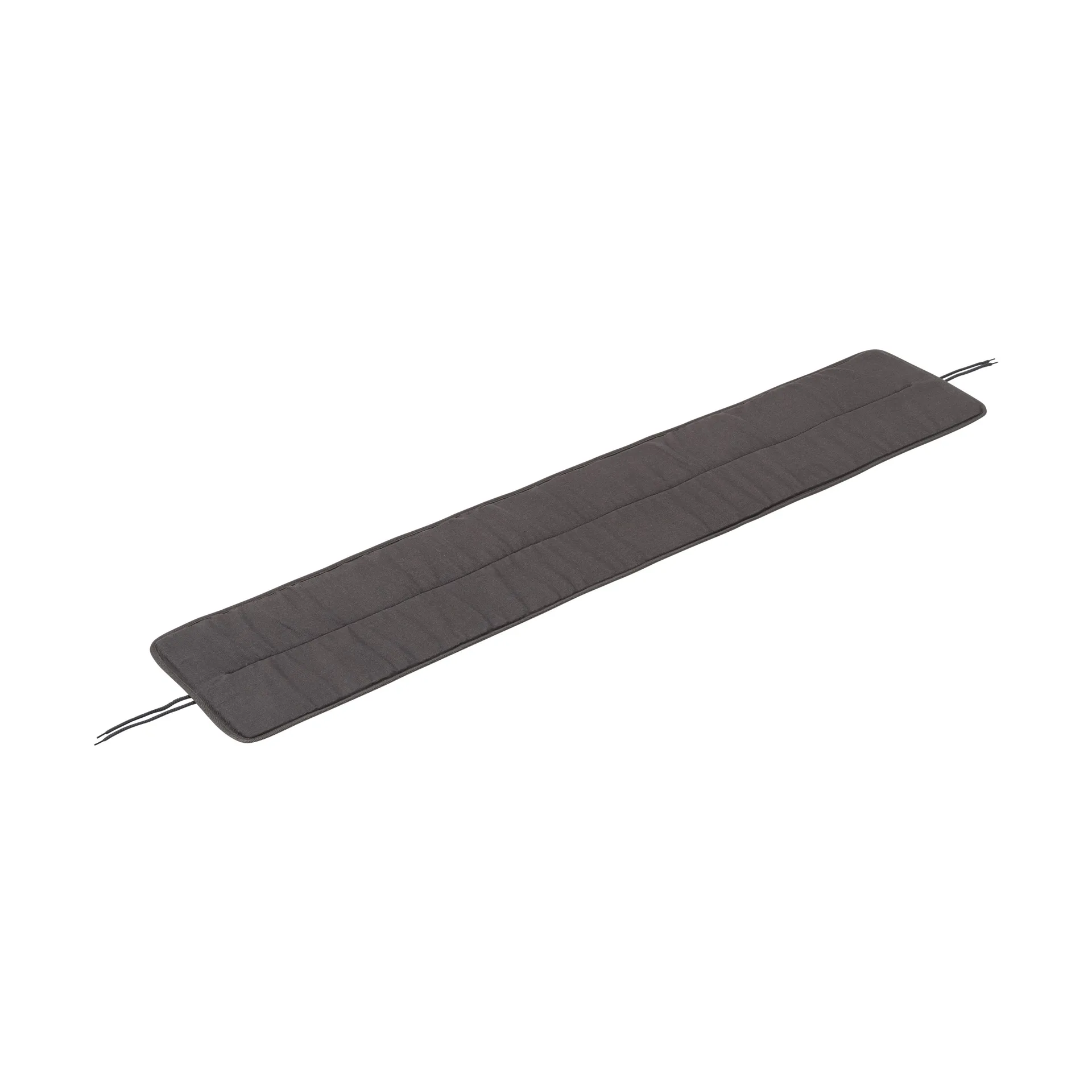 Cojín Linear steel bench pad 170x32,5 cm, Dark grey Muuto