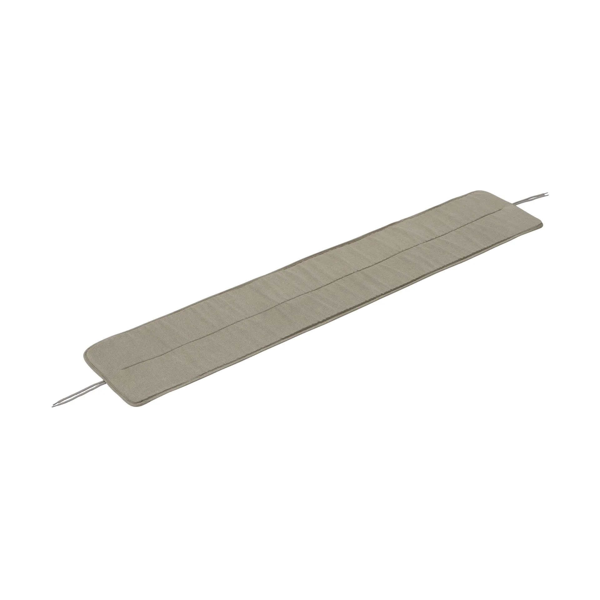 Cojín Linear steel bench pad 170x32,5 cm, Light grey Muuto