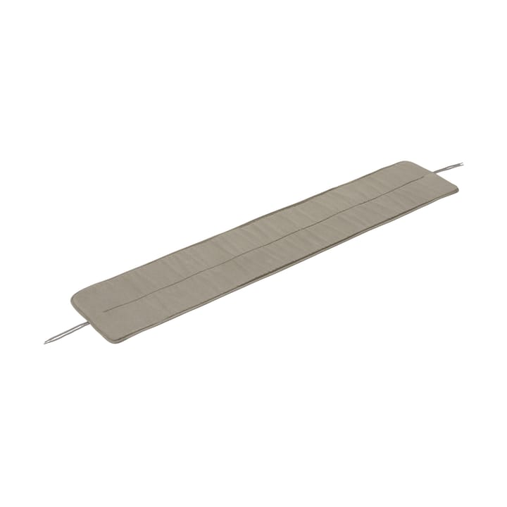 Cojín Linear steel bench pad 170x32,5 cm - Light grey - Muuto