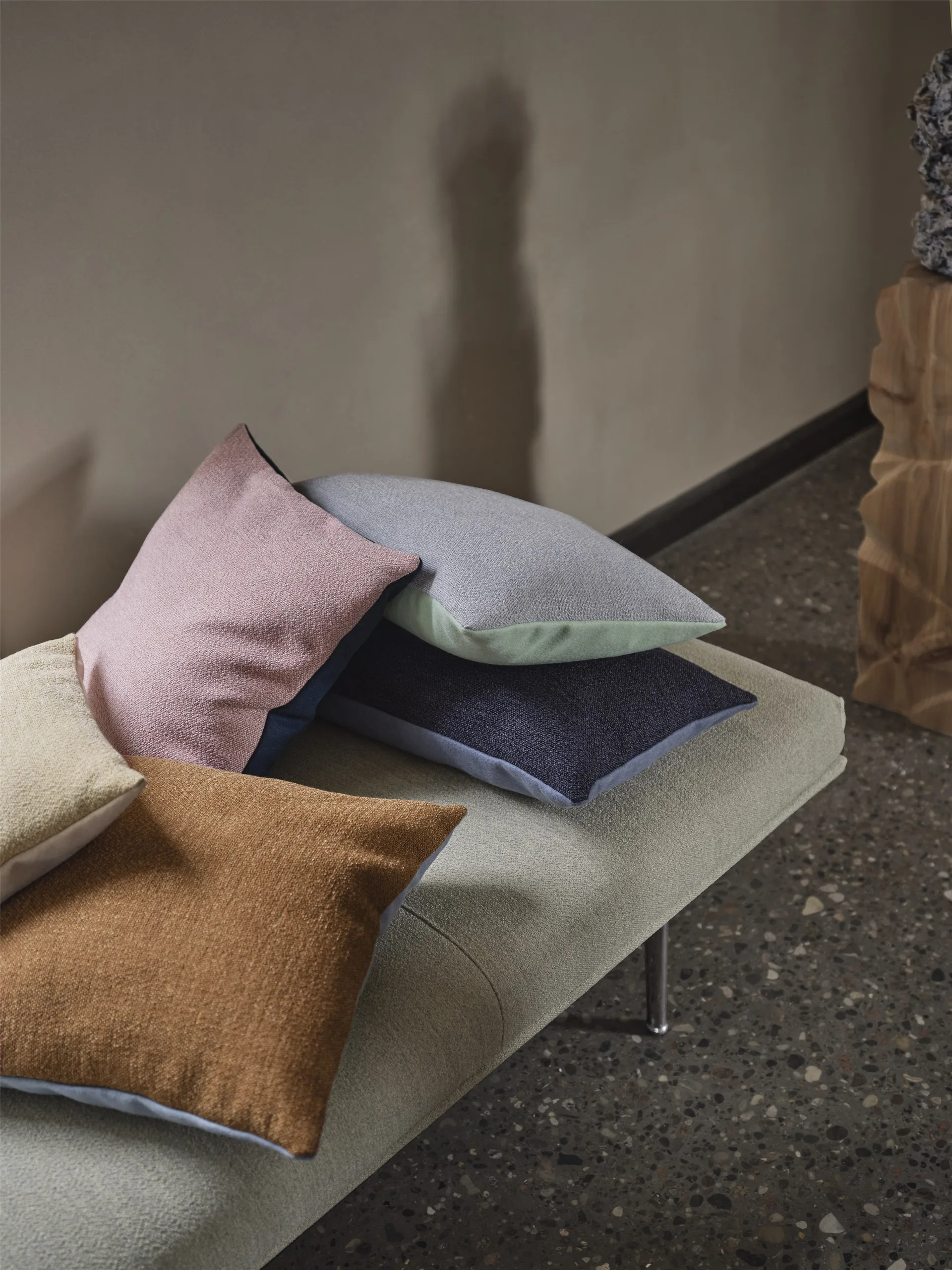 Cojín Mingle 45x45 cm, Light Blue-Mint Muuto