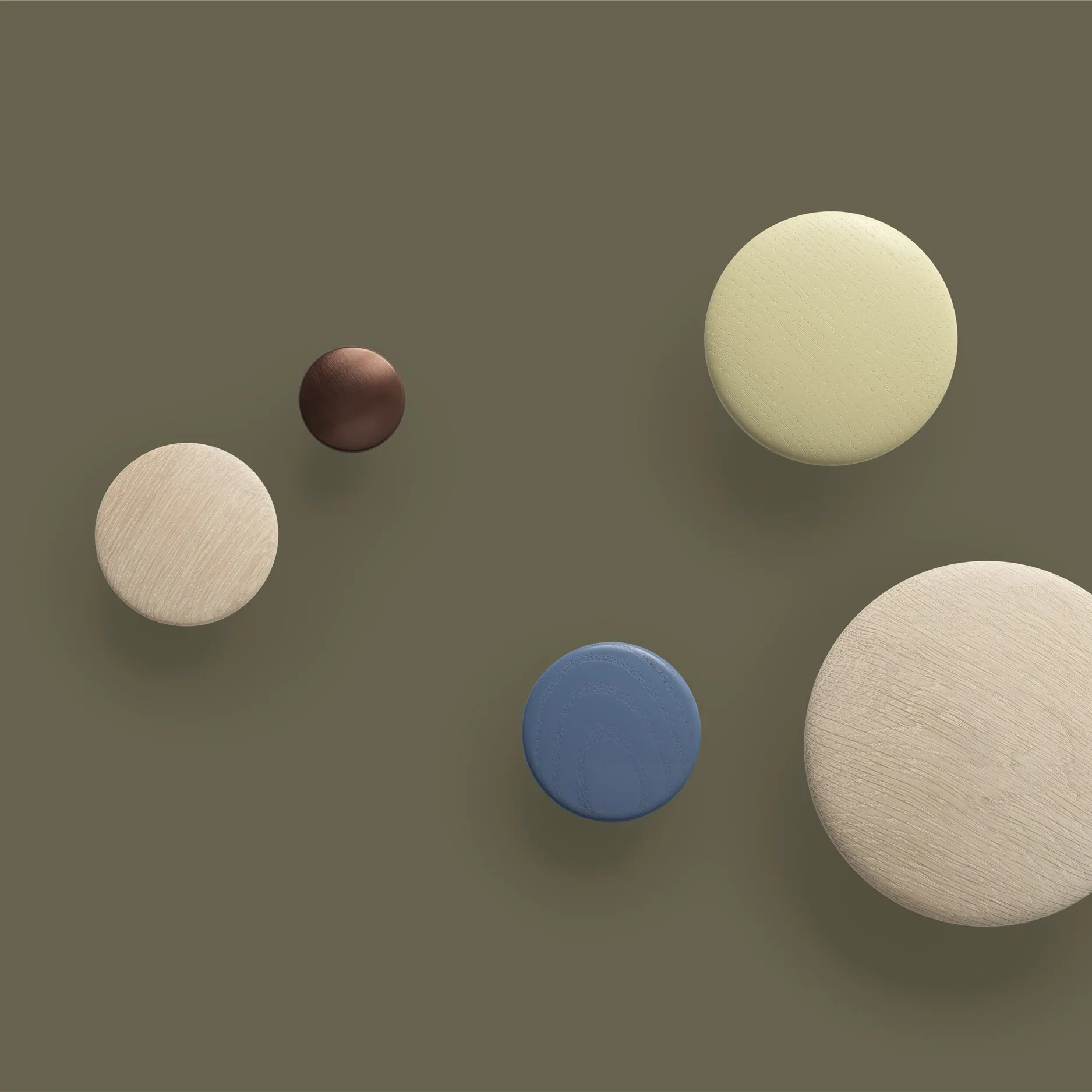 Colgador metal The Dots 2,7 cm, Umber Muuto