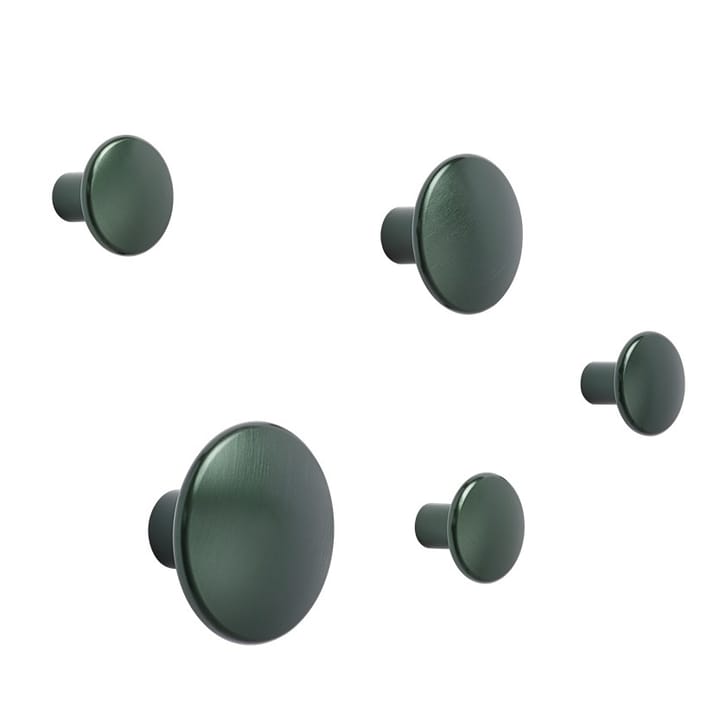 Colgador metal The Dots 3,9 cm - Dark green - Muuto