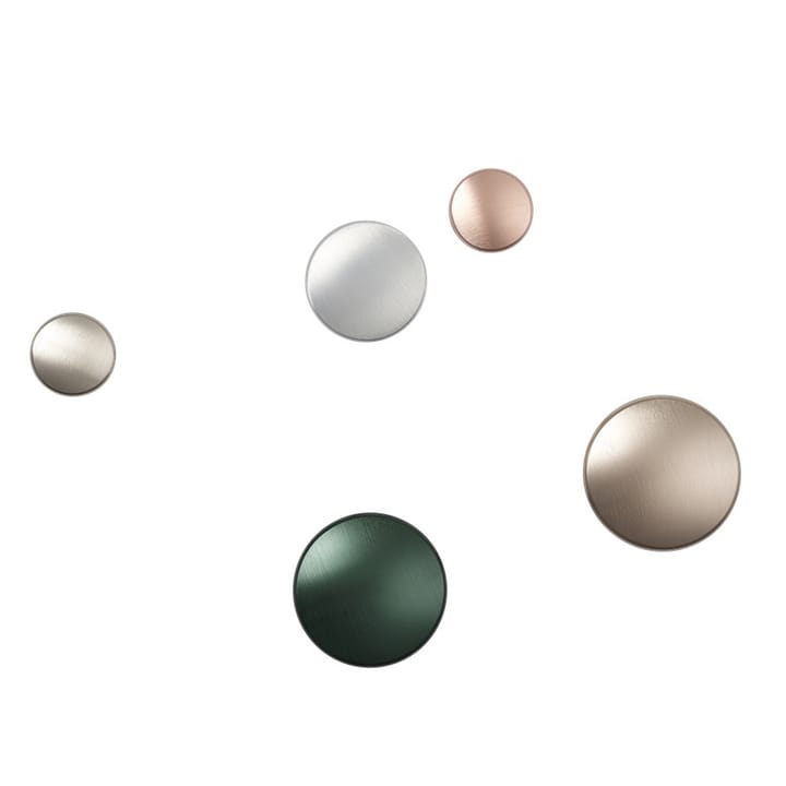 Colgador metal The Dots 5 cm, Dark green Muuto